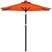 Ombrellone Giardino Con Palo Acciaio Terracotta 225x225x212 Cm - Foto miniatura 3