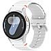 Cinturino Per Samsung Watch 7 In Silicone Con Motivo A Onde White - Foto miniatura 1