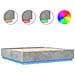Giroletto Luci Led Grigio Cemento 200x200 Cm Legno Multistrato - Foto miniatura 2