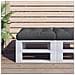 Cuscino Per Pallet Nero 60x60x12 Cm In Tessuto - Foto miniatura 1