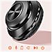 Cuffie a Padiglione HP-55 Pieghevoli con Bluetooth Microfono Incorporato Colore Nero - Foto miniatura 3