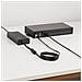 Hub USB Industriale 5Gbps a 16 porte con adattatore di alimentazione, enclosure in metallo, montabile, protezione ESD, alimentazione a morsettiera, ricarica USB, Switch per duplice host - Foto miniatura 10