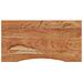 Piano Scrivania 110x60x2,5cm Rettangolare Legno Massello Acacia - Foto miniatura 2