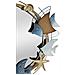 Specchio Con Cornice Pesce 12 - Multicolore - Metallo - 68x5x67 Cm - Foto miniatura 2