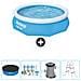 Piscina Fuori Terra - In Giro - 305x76 Cm - Blu - Include Accessori Coordinati Cb4 - Foto miniatura 1