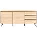 Credenza A 2 Ante Cardigan Marrone Chiaro - Foto miniatura 3