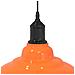 Lampada Sospensione Regolabile E27 Arancio Lucido Ø31cm Metallo - Foto miniatura 8