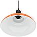 Lampada Sospensione Regolabile E27 Arancio Lucido Ø31cm Metallo - Foto miniatura 9