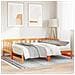 Letto Giorno Estraibile senza Materasso Marrone Cera 2x(80x200) cm - Foto miniatura 2