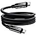 Cavo Usb-c A Usb-c 4a Power Delivery 80w In Nylon Intrecciato Resistente 1,2m, Nero - Foto miniatura 1