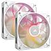 Ventole RGB iCUE LINK RX140 MAX RGB 14 cm Kit 2 Pezzi Case PC Colore Bianco - Foto miniatura 1