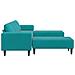 Set di divani 3 pcs Turchese Velluto - Foto miniatura 5