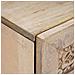 Comodino Beige 40 x 33 x 46 cm legno massello di mango - Foto miniatura 6
