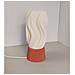 Lampada Da Tavolo Dimmerabile Usb Stile Nordico Con Base Stampata In 3d - Luce Notturna Ambientale Da Comodino - Foto miniatura 2