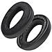 Cuscinetti Di Ricambio Compatibili Con Cuffie Epos H3 E H3pro Hybrid - Velluto Nero E Pelle (2 Pezzi) - Foto miniatura 3