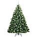 Albero di Natale artificiale con 300 LED Verde 210 cm PE e PVC - Foto miniatura 3