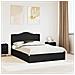 Letto con Contenitore Nero 140 x 190 cm Legno multistrato - Foto miniatura 2