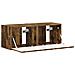 Mobile TV da parete 2 pcs Rovere fumé 60 x 31 x 29.5 cm - Foto miniatura 5