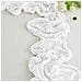 Runner Da Tavolo In Poliestere Con Tessuto Arricciato - 90cm X 300cm - Decorazione Per Feste E Matrimoni White - Foto miniatura 4