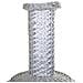 Vaso In Bambù Laccato Argento 15x38x71h - Foto miniatura 2