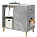 Casa per Gatti Calcestruzzo 72 x 42.5 x 70 cm Legno multistrato - Foto miniatura 3