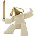 Statuetta Samurai Oda Quarzy -a- In Resina E Metallo - Foto miniatura 1