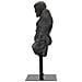 Scultura Museum Man Busto Maschile In Resina Effetto Pietra - Foto miniatura 3
