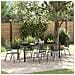 Set da Pranzo per Giardino 7 pcs Antracite - Foto miniatura 2