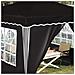 Tenda per feste a pop-up 288 x 288 x 245 cm Nero Tessuto Oxford - Foto miniatura 4
