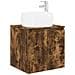 Mobile Lavabo da Parete Rovere Fumo 49,5 x 44,5 x 66 cm - Foto miniatura 1