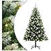 Albero di Natale artificiale con rami snodati e neve imbiancata - Foto miniatura 1