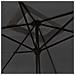 Ombrellone Con Palo In Metallo 300x200 Cm Antracite - Foto miniatura 2