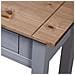 Tavolo Consolle Grigio 110x40x72 cm Legno Massello Pino Panama - Foto miniatura 7