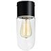 Markslojd Zen - Plafoniera Bagno 1 Luce Nera Ip44, E27 - Foto miniatura 2