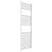 Termoarredo Bagno Scaldasalviette Acciaio Radiatore Calorifero Termosifone Bianco *** Misure : H1500xl500xi450 30 Tubi - Foto miniatura 4