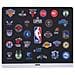 Mouse Pad NBA Black in Gomma Antiscivolo 25.5 x 21 cm Colore Nero - Foto miniatura 1