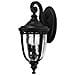 Lanterna A Parete Media Da Esterno 3 Luci Luce Nera Ip44, E14 - Foto miniatura 1