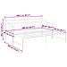 Telaio Divano Letto Estraibile Bianco In Metallo 90x200 Cm - Foto miniatura 2