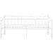 Telaio Divano Letto Estraibile Bianco In Metallo 90x200 Cm - Foto miniatura 5
