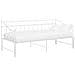 Telaio Divano Letto Estraibile Bianco In Metallo 90x200 Cm - Foto miniatura 10