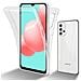 Custodia Compatibile Con Samsung Galaxy A32 5g In Transparente - 360° Full Body Copertura Protettiva - Protezione Anteriore E Posteriore, Protezione A Tutto Tondo Con Protezione Del Display - Foto miniatura 1