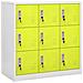 Armadietti Chiavi 2pz Grigio Chiaro Verde 90x45x92,5cm Acciaio - Foto miniatura 3