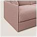 Evans Divano Letto In Tessuto Ecosostenibile Salmone 169 Cm (mat. 140x197) - Foto miniatura 4