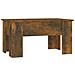 Tavolino Da Salotto Rovere Fumo 79x49x41cm In Legno Multistrato - Foto miniatura 2