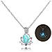 Collana Con Fiore Di Loto - Si Illumina Al Buio Silver - Foto miniatura 3