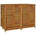 Contenitore Da Giardino 140x87x104 Cm Legno Massello Di Acacia - Foto miniatura 3