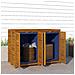 Contenitore Da Giardino 140x87x104 Cm Legno Massello Di Acacia - Foto miniatura 1