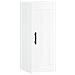 Mobile Parete Bianco Lucido 34,5x34x90 Cm In Legno Multistrato - Foto miniatura 2