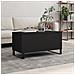 Tavolino Da Salotto Nero 90x44,5x45 Cm In Legno Multistrato - Foto miniatura 1