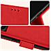 Custodia Per Google Pixel 8 Pro Copertina Portacarte Funzione Supporto Rossa - Foto miniatura 4